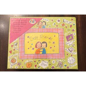 Best Friends Stationery Box 24 Sheets/Envelopes Mini Photo Album Stamp & Sticker